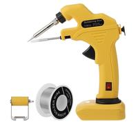 NOLITOY Cordless Soldering Iron Kit with Quick Ceramic Heating, Portable Welding Pen Tool for Circuit Board Repair, Compatible with Dewalt, Electronics Soldering Equipment