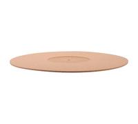 NOLITOY Cork Turntable Platter Mat Anti-static Vinyl Record Player Slipmat Thickness with Groove Lightweight Protective Pad for Vinyl Records