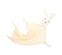 NOLITOY Cotton Muslin Blanket Soft Breathable Security Comforter with Adorable Bunny Design for Newborns Boys and Machine Washable Soothing Sleep Companion