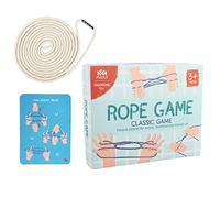 NOLITOY Cradle String Game for Finger Rope Hand Game Cooperative Educational for Outdoor and Indoor Play Portable Weaving Activity for Family and School