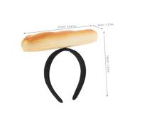 NOLITOY Creative Bread Hairband for Women Non-slip Food Headwear for Live Streaming Makeup Spa Birthday Parties Cosplay Festival Accessory