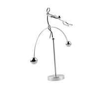 NOLITOY Creative Iron Art Balance Ball Ornament for Couples Swinging Tumbler with Stable Flat Base Outer Space Office Decoration Birthday and Holiday Idea