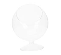 NOLITOY Creative Micro Landscape Glass Bottle Multi-functional Hydroponic Plant Container for Succulents Transparent High Borosilicate Round Vase Height Indoor Decoration for Home and