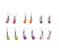 NOLITOY Creative Orange Fruit Dangle Earrings for Women Funny Fashion Ear Drops Lightweight Ear Jewelry for Parties Banquets Everyday Wear Unique Idea