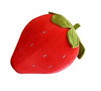 NOLITOY Creative Realistic Strawberry Plush Pillow Soft Decorative Fruit Cushion Cute Fruit Modeling for Home Decor Gift Present