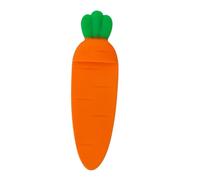 NOLITOY Creative Silicone Carrot Bookmark Cute Cartoon Student Stationery Soft Pastel Book Mark for Reading Lovers and Giving