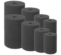 NOLITOY Cup Turner Sponge: Cup Turner Sponges Cylinder Sponge Inserts Black Kitchen Counter Storage Dining Table Service Workshop Bench Layout Craft Project Setup, 8 PCS