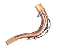 NOLITOY Curved Brass Alto Saxophone Neck Replacement Part Smooth Sax Bend Nec Mouthpiece for Professional Players and Music Lovers