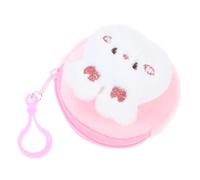NOLITOY Cute Bunny Coin Purse Plush Mini Cartoon Wallet for Kids