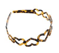 NOLITOY Cute Hollow Heart Headband for Women Girls Fancy Nonslip Hair Accessory Love Acetic Acid Hairband