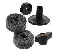 NOLITOY Cymbal Stand Parts Set with Shock-absorbing Felt Pads and Plastic Sleeves for Drum Kits Easy Installation Hardware for Enhanced Cymbal Protection and Maintenance