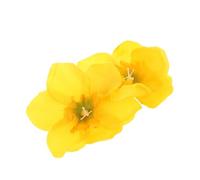 NOLITOY Daffodil Hairpin for Women Side Bangs Clip Secure Floral Hair Fringe Accessory Tame Frizzy Unruly Bangs Chic Cool Vibe Hairpin for Hanfu Chinese Traditional Headdress