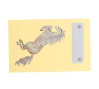 NOLITOY Decorative Horse Pattern Guitar Headstock Sticker Pvc Material Reusable Easy Application Suitable for Electric and Acoustic Guitars