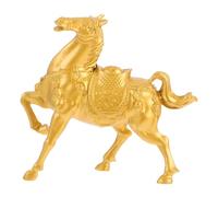 NOLITOY Decorative Metal Horse Statue for Home and Office Prosperity and Elegance Figurine with Sturdy Base Intricately Crafted Horse Ornament Symbolizing Wealth and Fortune Metal Art