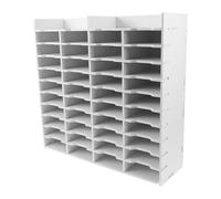 NOLITOY Desktop Marker Organizer 40 Slots Pen and Pencil Holder with Divider, Vertical Marker Storage Rack for Art Brushes and Stationery, Desk Organizer for Home, Office, Classroom