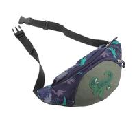 NOLITOY Dinosaur Toddler Waist Bag Crossbody Fanny Pack for Boys Girls Kids Sling Bag Casual Outdoor Camping Hiking Green