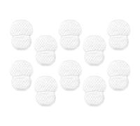 NOLITOY Disposable Sweat Absorbing Pads Soft Breathable Non-woven Fabric 10pcs Underarm Sweat Pads to Prevent Embarrassment Invisible Lightweight Guards for Clothes for Men and Women