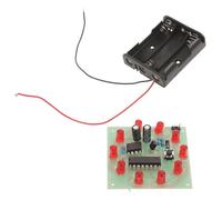 NOLITOY DIY Electrical Circuit Experiment Kit LED Lucky Wheel Lamp Educational Science for Battery Box Cognitive Stem Learning for School and Home Use