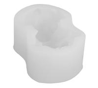NOLITOY DIY French Bulldog Cake Mold for Baking Party High-Temperature Resistant Mousse Cookie Mold White Animal Shape Cake Making Tool for Friends
