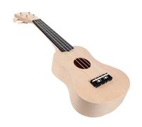 NOLITOY DIY Ukulele Kit Wooden Music Instrument for Beginners Self-assemble Craft with Paintable Surface for Creative Expression and Handicraft Fun