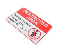 NOLITOY Do Not Enter Warning Sign Caution Safety Label for Courtyard Office Private Property Outdoor Use Weatherproof Restricted Access Sign with Print for Parks Lawns