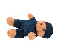 NOLITOY Doctor Bear Plush in Nurse Scrub Realistic Medical Stuffed Animal with Flexible Limbs and Expressive Eyes Graduation Nursing Students Birthday and School Celebration