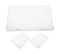 NOLITOY Document Organizer Box with Elegant Visual Design 3pcs Portable Pp Plastic Storage Case for Birth Certificates and Important Papers Suitable for Travel and Longterm Preservation