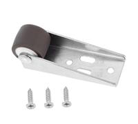 NOLITOY Door Bottom Support Wheel Thickened Tpe Rubber Caster for Wood Doors Durable Sagging Prevention Smooth Rolling Low Profile Directional Wheel for Bedroom Furniture Cabinet