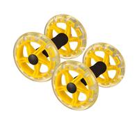 NOLITOY Dual-wheel Abdominal Roller Fitness Device for Men Women Non-slip Handles Lightweight Design for Tummy Strengthening Muscle Building and Calorie Burning at Home Gym