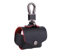 NOLITOY Earphone Case Protective Ear Buds + Earbud Bag Cover Case for Headphones Pocket Pouch Leather Bag for Black
