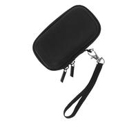 NOLITOY Earphone Organizer Bag Eva Fabric Earphone Storage Case Portable Cable Storage Pouch for Headphones USB Flash Drive Electronics Accessories Compact Black