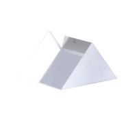 NOLITOY Educational Right Angle Prism 10x10x10mm Small Optical Glass for Science Learning and Optics Experiments Reflection
