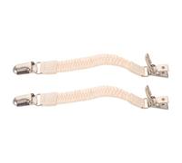 NOLITOY Elastic Heel Band 1 Pair Anti-Loose Shoe Straps with Metal Buckle and Duckbill Clip, Secure Fastening and Prevents Slipping for Clogs and Slipper Mules for House Outside Use