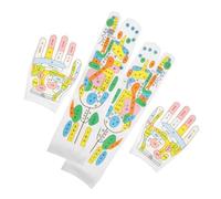 NOLITOY Elastic Reflexology Massage Gloves and Socks for Seniors Multi-Functional Acupressure Hand Cover and Foot Sock Lightweight Portable Relief Tools for Home and Travel Use
