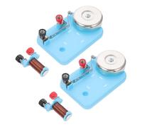 NOLITOY Electric Bell Physics Experiment Teaching Instrument for School Science Labs, 2pcs Electromagnetism Laboratory Electric Bell Set for Student Electricity Experiments