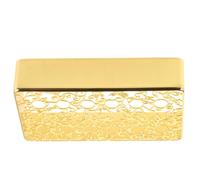 NOLITOY Electric Guitar Pickup Cover Carved Brass Frame Standard Spaced Humbucker Cover for Neck and Bridge Positions Vintage Guitar Hardware Parts