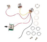 NOLITOY Electric Guitar Potentiometer Circuit Assembly Way Switch Control Shifter Wiring Harness for Electric Guitar Upgrades