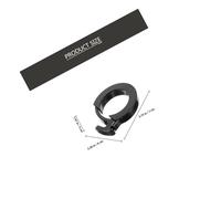 NOLITOY Electric Scooter Ring Buckle with Oxidation Resistance Non-deforming Folding Buckle Accessory for Scooters Practical Guard Ring with Smooth Edges