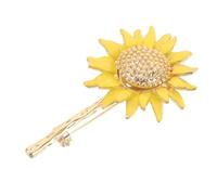 NOLITOY Elegant Sunflower Brooch Pin for Women with Vintage Rhinestone Design, Crafted from Copper and Rhinestones, Featuring Secure Fit and Stable Material Craftsmanship, for Graduations