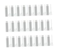 NOLITOY Empty Glass Perfume Sample Bottles 100pcs 1ml Refillable Travel Vial Containers for Cosmetic Fragrance Testing