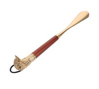 NOLITOY Ergonomic Metal Shoe Horn with Long Handle and Animal Head Design Comfortable Grip Shoe Puller for Seniors Pregnant Women Pressure Reducing for Easy Wearing at Home Outdoor Travel