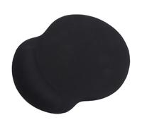 NOLITOY Ergonomic Silicone Gel Wrist Rest Mouse Pad with Non-slip Base for Office and Gaming Black Desk Mat Providing Natural Hand Support and Joint Protection