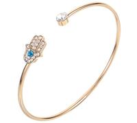 NOLITOY Evil Eye Bracelet Fashionable and Beautiful Accessory for Women Alloy Adjustable Comfortable to Wear Wrist Decoration in Golden Colour for Gift or Everyday Use