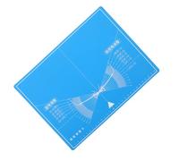 NOLITOY Eyeglasses Adjustable Repair Board for Safe Adjustments and Correcting Loose Temple Arms, Blue Pvc Frame Fix Adjuster with Multi Angle Guide, Non-slip No Scratch Surface for Nose