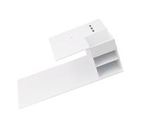 NOLITOY Eyelash Extension U-Shaped Acrylic Workstation White Detachable Shelf Eyelash Grafting Console Organizer for Salon