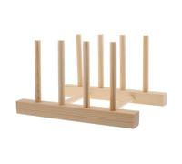NOLITOY Fake Nail Display Stand Holder with Slots for Nail Art Tips Versatile and Rustic Manicure Board for Salons and Exhibitions Visual Appeal