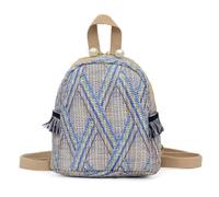 NOLITOY Fashion Shoulder Bag Large Capacity Storage Bag Casual Polyester Backpack Holding Magazine Cosmetics Women Student Daily Life Blue