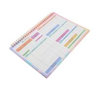 NOLITOY Financial Ledger Book Undated Weekly and Daily Expense Tracker Sheets Budget Organizer for Household Cash Management Income and Spending Analysis Planner