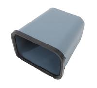 NOLITOY Fire-resistant Trash Can Plastic Waste Basket for Kitchen Bathroom Office Hotel Thick Garbage Container with Minimalist Square Design Multifunctional Household Bin