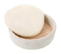 NOLITOY Fleece Cat Tree Bed Replacement Soft Round Cushion Cover for Indoor Cat Tower Nest Washable Pet Hammock Cozy Essential